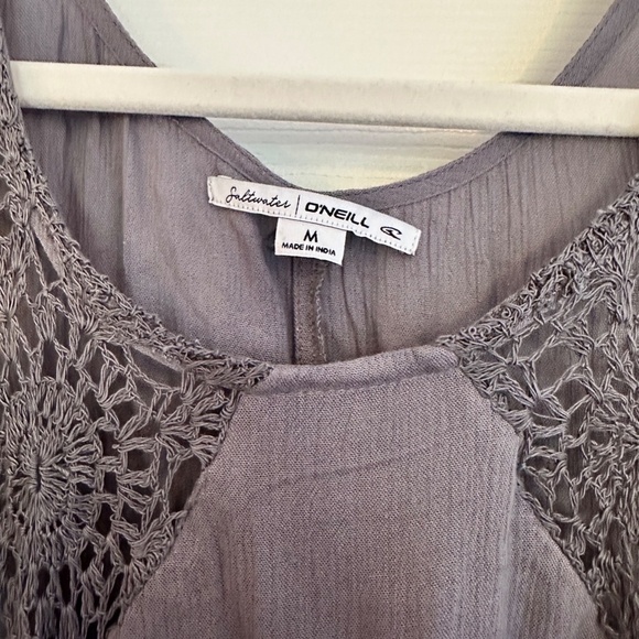 O'Neill Women's Sundress/Bathing Suit Cover - Grey - Size Medium - Picture 2 of 3
